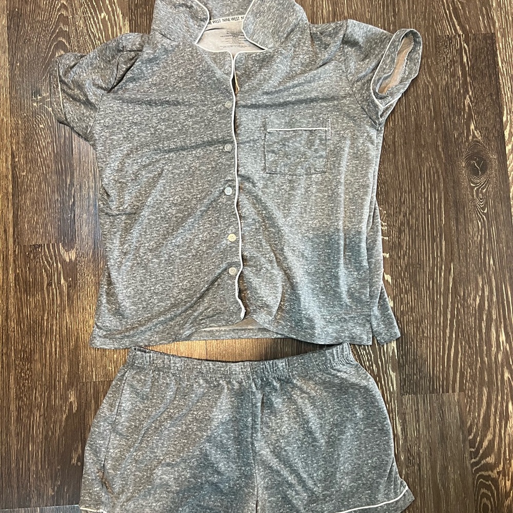 Nine West Heather Gray Woman’s Pajama Set